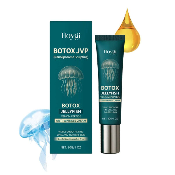 Hoygi Anti-Aging Repair Cream with Jellyfish Extract and Retinol for smoothing fine lines and wrinkles, 30g.