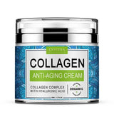 Collagen Anti-Aging Cream with Hyaluronic Acid, 50ml, designed to moisturize and hydrate for youthful skin.