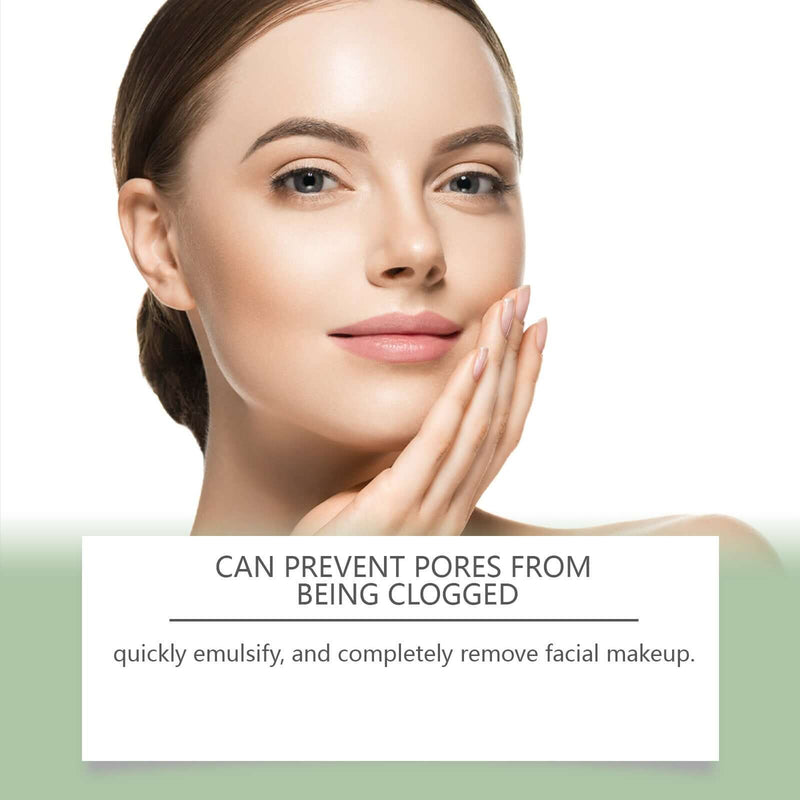 Gentle cleansing oil effectively removes makeup and prevents clogged pores for a clear complexion.