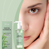 Gentle Cleansing Oil for refreshed skin with smooth appearance and purifying ingredients in a sleek bottle.