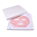 Jade face mask treatment with jade sheets in a white packaging, enhances facial massage and rejuvenation.