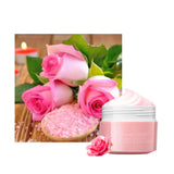 Maycher rose makeup remover cream with pink roses and sea salt for gentle cleansing and moisturizing.