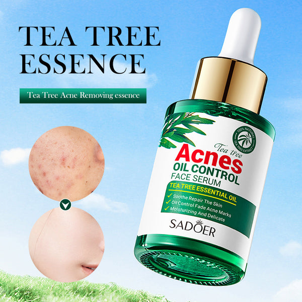 Tea Tree Hydrating Acne Control Oil serum with acne removal benefits, suitable for all skin types, 30ml.